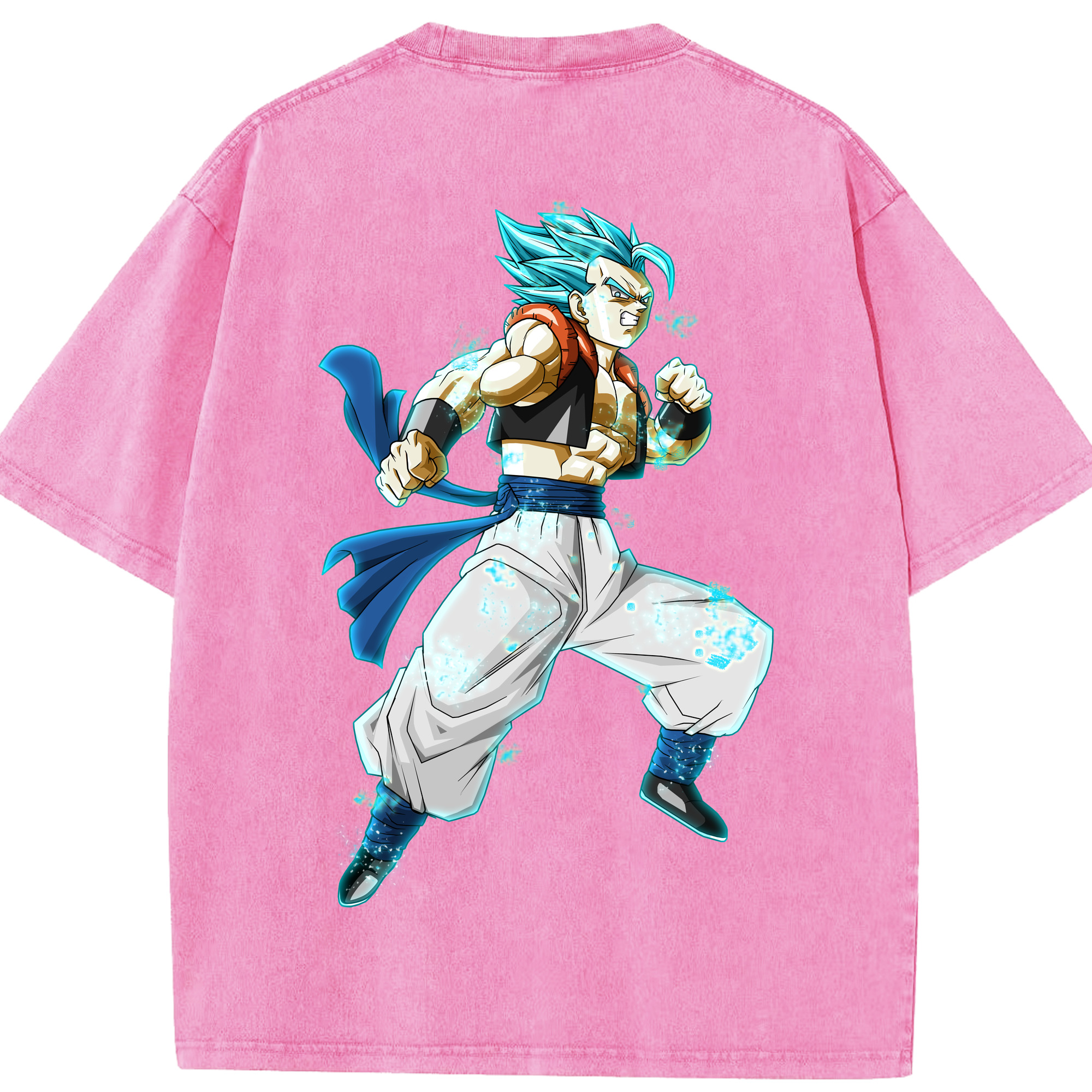 （画像用） ドラゴンボール ベジータ四世（Bejīta Yonsei）DRAGON BALL Vegeta IV 綿100% ヴィンテージ風 半袖Tシャツ（背面プリント）